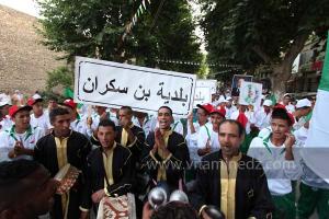 Commune de Bensekrane, Festivités du cinquantenaire de l\'indépendance de l\'Algérie à Tlemcen, défilé, feux d\'artifices et fantasia au programme