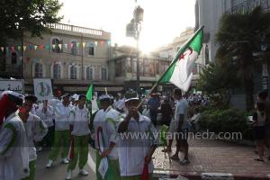 Festivités du cinquantenaire de l\'indépendance de l\'Algérie à Tlemcen, défilé, feux d\'artifices et fantasia au programme