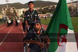 Scouts musulmans aux Festivités du cinquantenaire de l\'indépendance de l\'Algérie à Tlemcen, défilé, feux d\'artifices et fantasia au programme