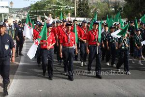 Festivités du cinquantenaire de l\'indépendance de l\'Algérie à Tlemcen, défilé, feux d\'artifices et fantasia au programme