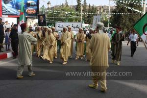 Festivités du cinquantenaire de l\'indépendance de l\'Algérie à Tlemcen, défilé, feux d\'artifices et fantasia au programme