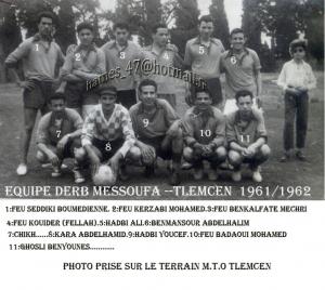 EQUIPE FOOTBALL DERB MESSOUFA TLEMCEN.