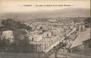 TLEMCEN--VUE SUR RUE DE LA PAIX & MARCHE COUVERT