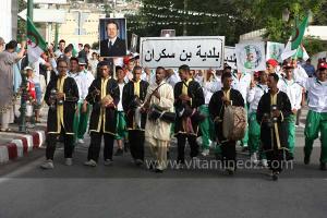 La commune de Bensekrane fête le cinquantenaire de l\'indépendance de l\'Algérie à Tlemcen, défilé, feux d\'artifices et fantasia au programme