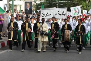 Festivités du cinquantenaire de l\'indépendance de l\'Algérie à Tlemcen, défilé, feux d\'artifices et fantasia au programme