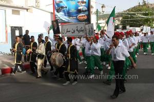 Festivités du cinquantenaire de l\'indépendance de l\'Algérie à Tlemcen, défilé, feux d\'artifices et fantasia au programme