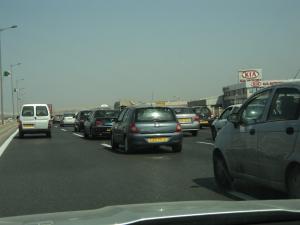 SORTIE D'ALGER AUX HEURES DE POINTE JUILLET 2012