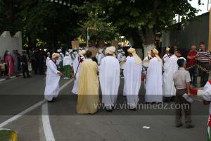 Festivités du cinquantenaire de l\'indépendance de l\'Algérie à Tlemcen, défilé, feux d\'artifices et fantasia au programme