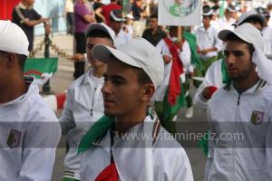 Festivités du cinquantenaire de l\'indépendance de l\'Algérie à Tlemcen, défilé, feux d\'artifices et fantasia au programme