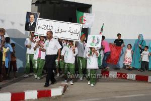 La commune de Souk Tleta fête le cinquantenaire de l\'indépendance de l\'Algérie à Tlemcen, défilé, feux d\'artifices et fantasia au programme
