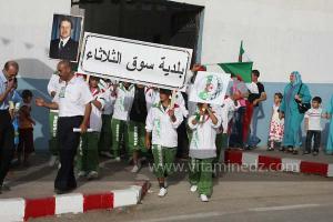 La commune de Souk Tleta fête le cinquantenaire de l\'indépendance de l\'Algérie à Tlemcen, défilé, feux d\'artifices et fantasia au programme
