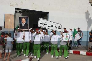 La commune de Ain Tellout fête le cinquantenaire de l\'indépendance de l\'Algérie à Tlemcen, défilé, feux d\'artifices et fantasia au programme