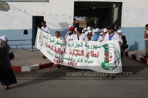 Festivités du cinquantenaire de l\'indépendance de l\'Algérie à Tlemcen, défilé, feux d\'artifices et fantasia au programme