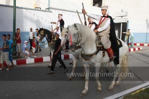Festivités du cinquantenaire de l\'indépendance de l\'Algérie à Tlemcen, défilé, feux d\'artifices et fantasia au programme