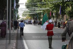 Festivités du cinquantenaire de l\'indépendance de l\'Algérie à Tlemcen, défilé, feux d\'artifices et fantasia au programme