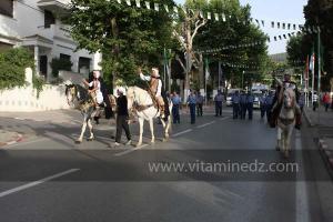 Festivités du cinquantenaire de l\'indépendance de l\'Algérie à Tlemcen, défilé, feux d\'artifices et fantasia au programme