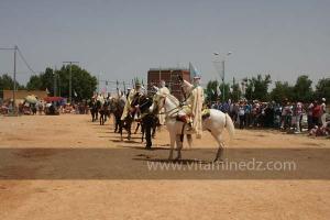 Festivités du cinquantenaire de l\'indépendance de l\'Algérie à Tlemcen, défilé, feux d\'artifices et fantasia au programme