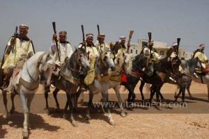 Festivités du cinquantenaire de l\'indépendance de l\'Algérie à Tlemcen, défilé, feux d\'artifices et fantasia au programme