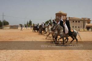 Festivités du cinquantenaire de l\'indépendance de l\'Algérie à Tlemcen, défilé, feux d\'artifices et fantasia au programme