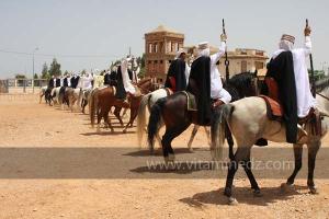 Festivités du cinquantenaire de l\'indépendance de l\'Algérie à Tlemcen, défilé, feux d\'artifices et fantasia au programme