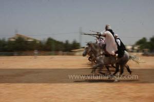 Festivités du cinquantenaire de l\'indépendance de l\'Algérie à Tlemcen, défilé, feux d\'artifices et fantasia au programme