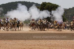 Festivités du cinquantenaire de l\'indépendance de l\'Algérie à Tlemcen, défilé, feux d\'artifices et fantasia au programme