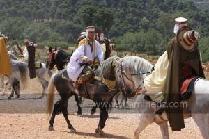 Festivités du cinquantenaire de l\'indépendance de l\'Algérie à Tlemcen, défilé, feux d\'artifices et fantasia au programme