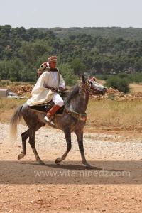 Festivités du cinquantenaire de l\'indépendance de l\'Algérie à Tlemcen, défilé, feux d\'artifices et fantasia au programme