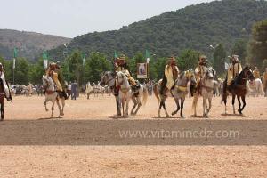 Festivités du cinquantenaire de l\'indépendance de l\'Algérie à Tlemcen, défilé, feux d\'artifices et fantasia au programme