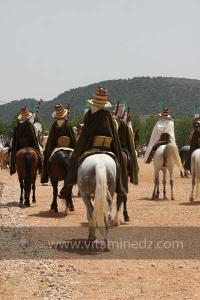Festivités du cinquantenaire de l\'indépendance de l\'Algérie à Tlemcen, défilé, feux d\'artifices et fantasia au programme