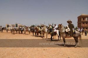 Festivités du cinquantenaire de l\'indépendance de l\'Algérie à Tlemcen, défilé, feux d\'artifices et fantasia au programme