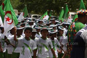 Festivités du cinquantenaire de l\'indépendance de l\'Algérie à Tlemcen, défilé, feux d\'artifices et fantasia au programme