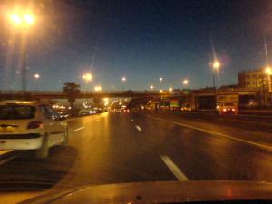 Sortie d'Alger- Est à l'aube