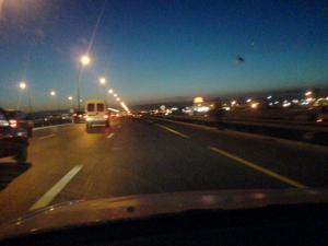 Sortie d'Alger- Est à l'aube