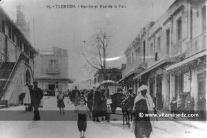 Marché couvert et Rue de la Paix