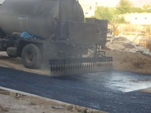 تعبيد طرق احياء البلدية