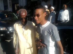 shbane tahar et son fils hakim le jour du mariage