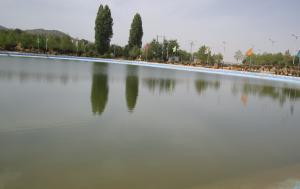 Le lac artificiel de lalla setti.