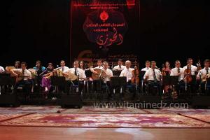 L\'association musicale Nassim En Andalous d\'Oran à la 6è édition du Festival de musique Hawzi à Tlemcen.