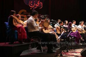 L\'association musicale Nassim En Andalous d\'Oran à la 6è édition du Festival de musique Hawzi à Tlemcen.