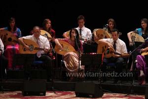 L\'association musicale Nassim En Andalous d\'Oran à la 6è édition du Festival de musique Hawzi à Tlemcen.
