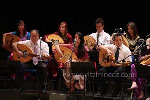 L\'association musicale Nassim En Andalous d\'Oran à la 6è édition du Festival de musique Hawzi à Tlemcen.