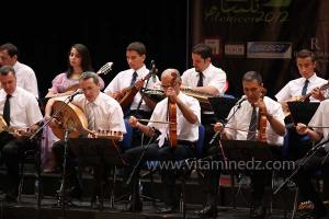 L\'association musicale Nassim En Andalous d\'Oran à la 6è édition du Festival de musique Hawzi à Tlemcen.