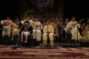 L\'association musicale El Mouahidia de Nedroma à la 6è édition du Festival de musique Hawzi à Tlemcen.