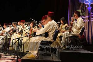 L\'association musicale El Mouahidia de Nedroma à la 6è édition du Festival de musique Hawzi à Tlemcen.