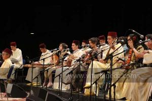 L\'association musicale El Mouahidia de Nedroma à la 6è édition du Festival de musique Hawzi à Tlemcen.