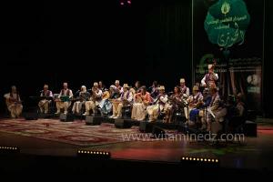 L\'association musicale Dar El Gharnatia de Kolea à la 6è édition du Festival de musique Hawzi à Tlemcen.