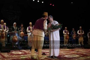 L\'association musicale Dar El Gharnatia de Kolea à la 6è édition du Festival de musique Hawzi à Tlemcen.