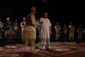 L\'association musicale Dar El Gharnatia de Kolea à la 6è édition du Festival de musique Hawzi à Tlemcen.