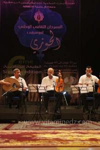 L\'association musicale Assala de Tlemcen à la 6è édition du Festival de musique Hawzi à Tlemcen.